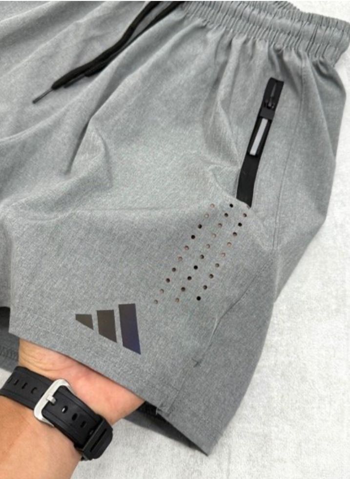 Short suelto gris